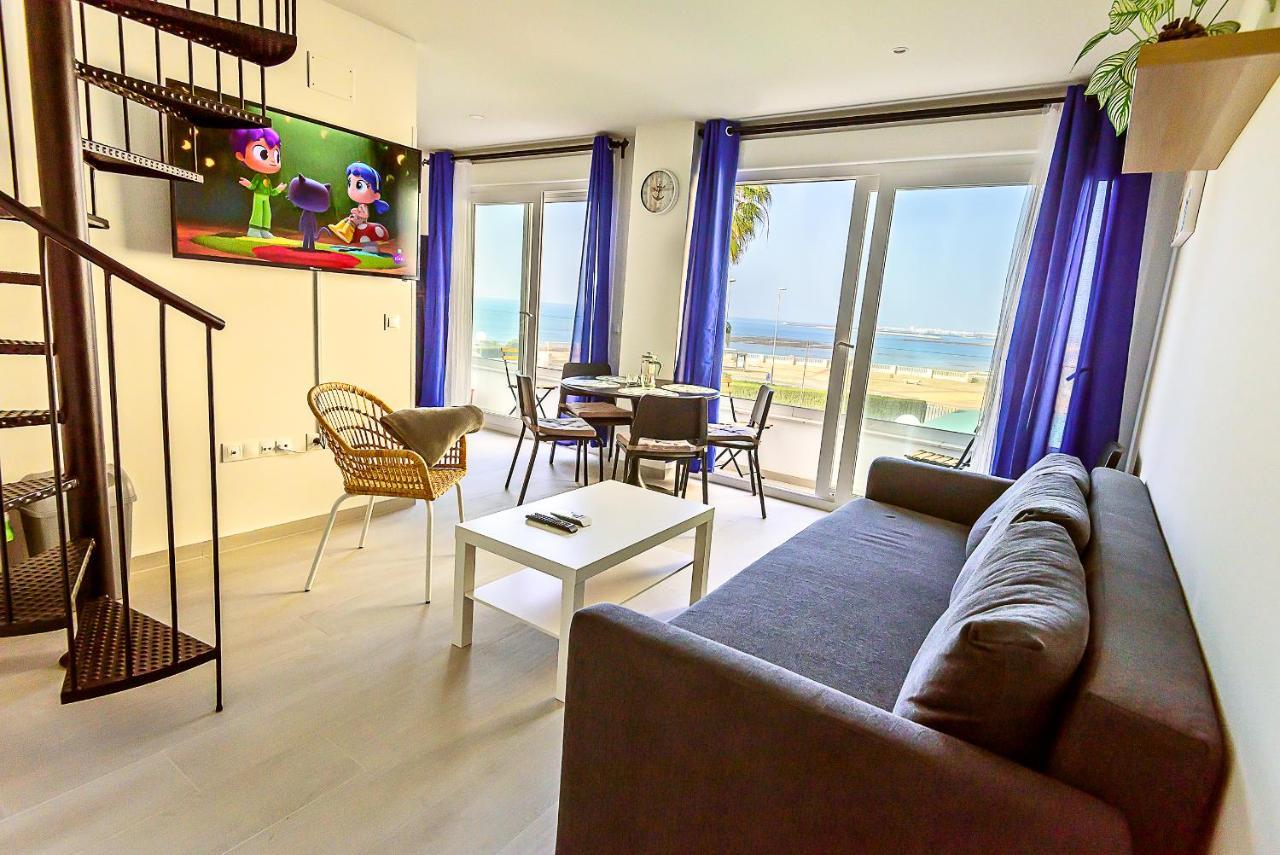 Oceanfront Duplex With A Rooftop Pool And Terrace Ель-Пуерто-де-Санта-Марія Екстер'єр фото