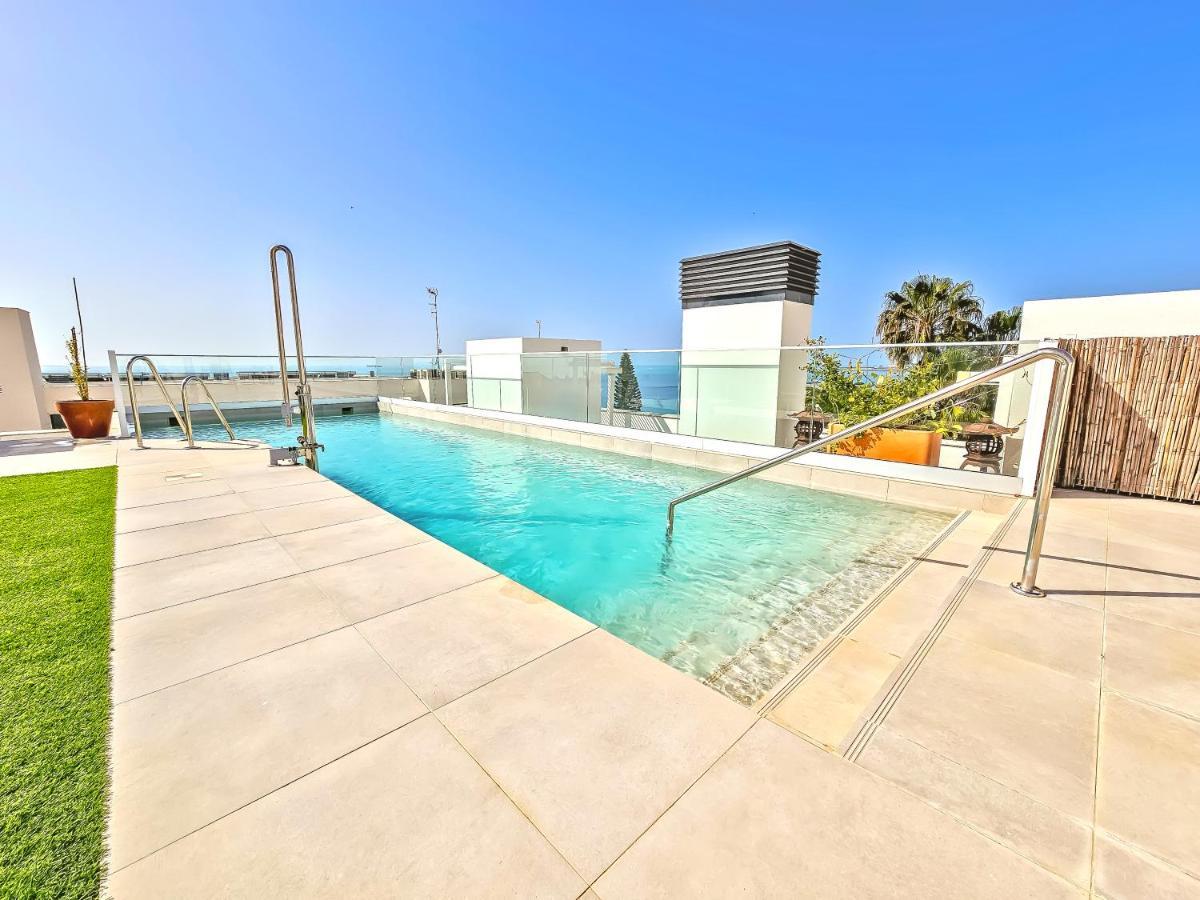 Oceanfront Duplex With A Rooftop Pool And Terrace Ель-Пуерто-де-Санта-Марія Екстер'єр фото