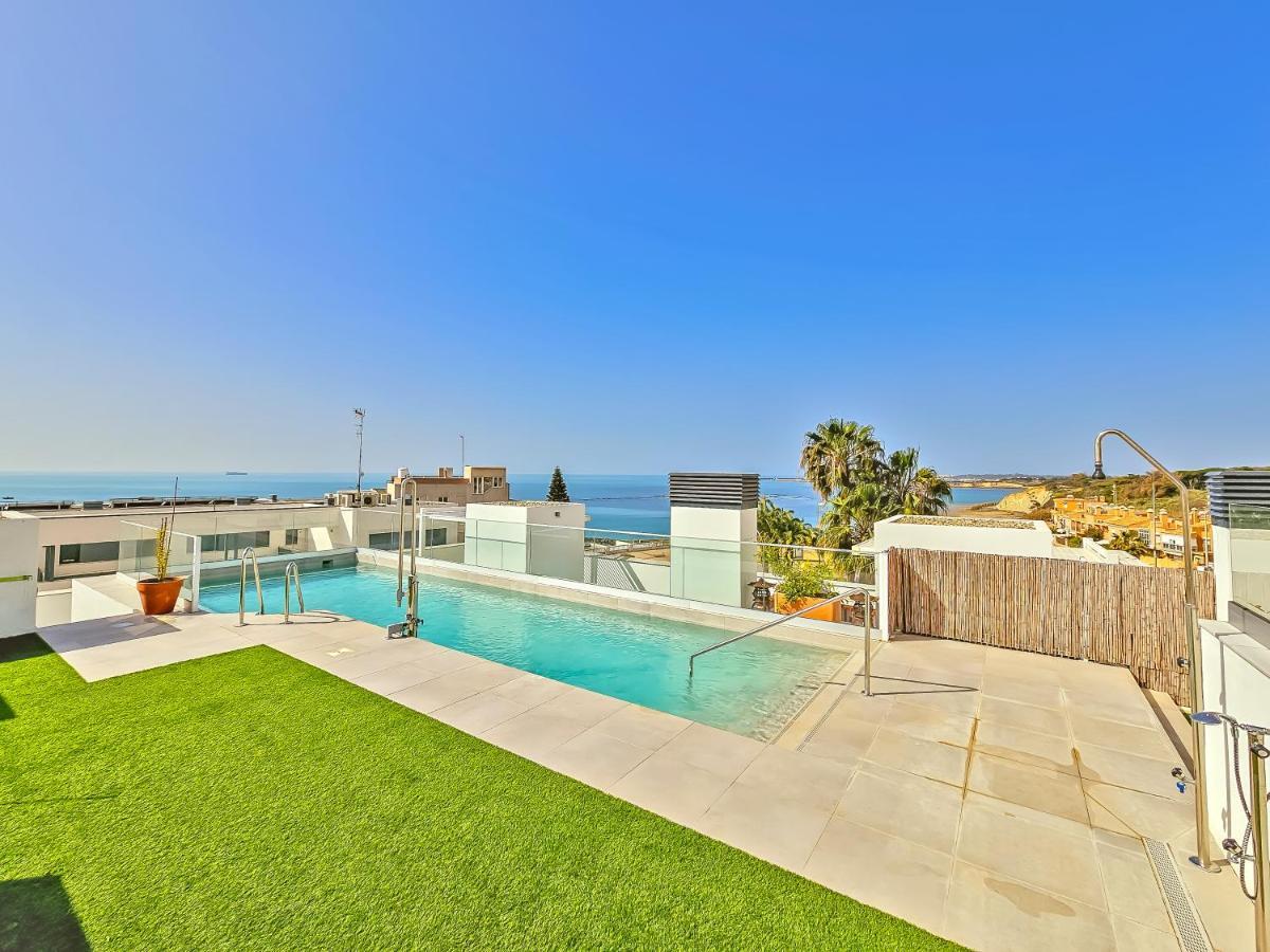 Oceanfront Duplex With A Rooftop Pool And Terrace Ель-Пуерто-де-Санта-Марія Екстер'єр фото